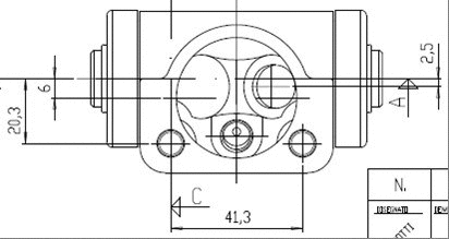 Wheel Brake Cylinder (VWC543)