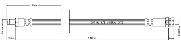Brake Hose (VBH510)