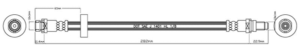 Brake Hose (VBJ670)