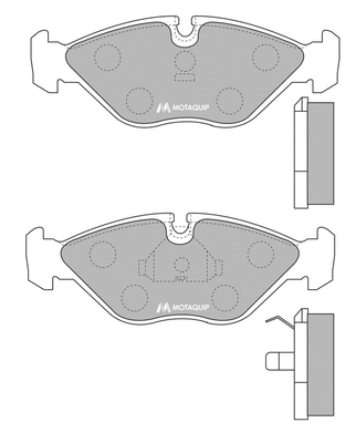 Brake Pad Set, disc brake (LVXL689)