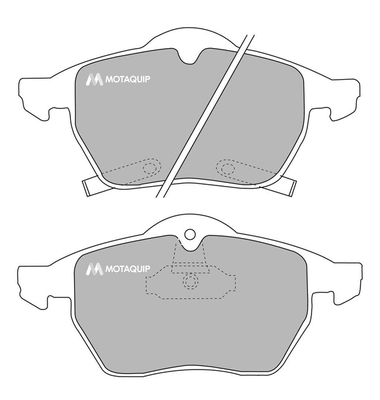 Brake Pad Set, disc brake (LVXL334)