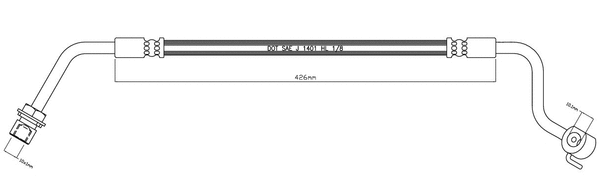 Brake Hose (VBH1002)