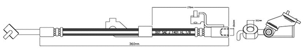 Brake Hose (VBJ173)