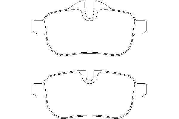 Brake Pad Set, disc brake (LVXL1663)