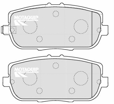 Brake Pad Set, disc brake (LVXL1174)