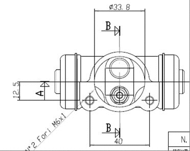 Wheel Brake Cylinder (VWC655)