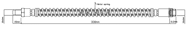 Brake Hose (VBH821)