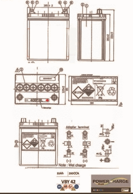 Starter Battery (VBY42)