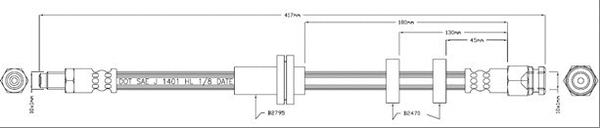 Brake Hose (VBJ309)
