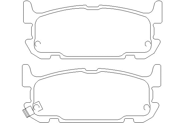 Brake Pad Set, disc brake (LVXL1661)