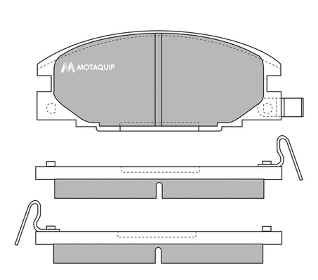 Brake Pad Set, disc brake (LVXL646)