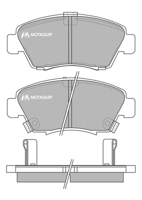 Brake Pad Set, disc brake (LVXL752)
