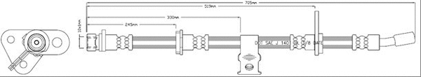 Brake Hose (VBJ487)