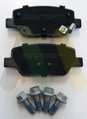 Brake Pad Set, disc brake (LVXL1891)