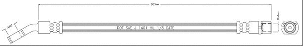 Brake Hose (VBH1244)
