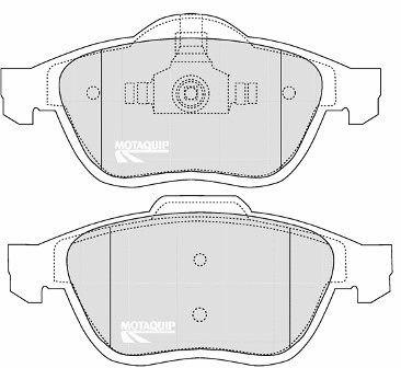 Brake Pad Set, disc brake (LVXL1093)