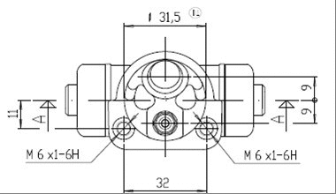 Wheel Brake Cylinder (VWC588)