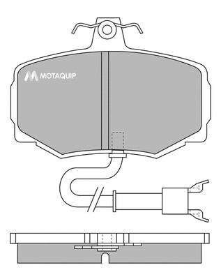 Brake Pad Set, disc brake (LVXL647)