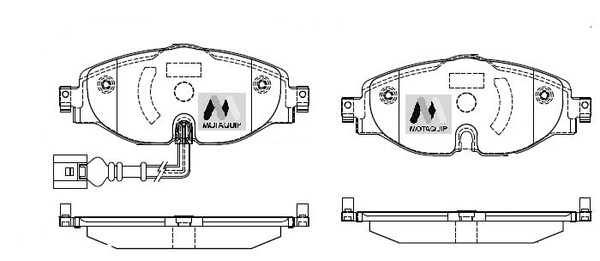 Brake Pad Set, disc brake (LVXL1749)