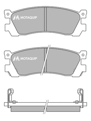 Brake Pad Set, disc brake (LVXL392)