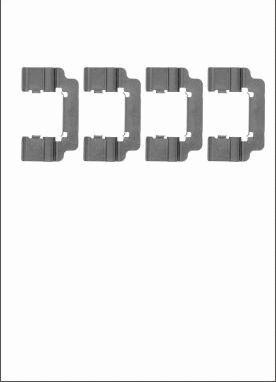 Accessory Kit, disc brake pad (LVMK1117)