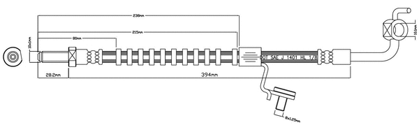 Brake Hose (VBJ337)