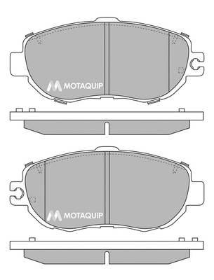 Brake Pad Set, disc brake (LVXL141)