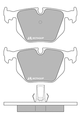 Brake Pad Set, disc brake (LVXL501)