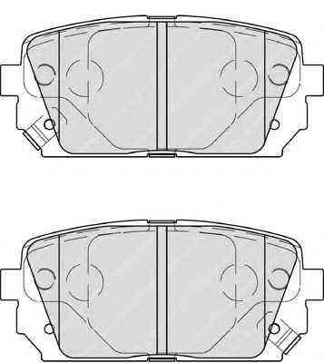 Brake Pad Set, disc brake (LVXL1453)