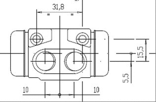 Wheel Brake Cylinder (VWC345)