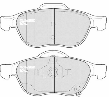 Brake Pad Set, disc brake (LVXL1139)