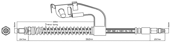 Brake Hose (VBJ171)