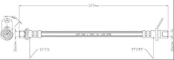 Brake Hose (VBJ659)