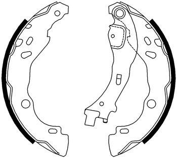 Brake Shoe Set (VBS716)
