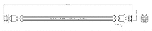 Brake Hose (VBH933)
