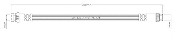 Brake Hose (VBH1241)