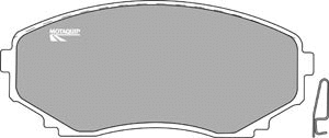 Brake Pad Set, disc brake (LVXL1069)