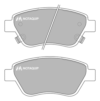Brake Pad Set, disc brake (LVXL1711)