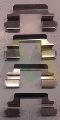 Accessory Kit, disc brake pad (LVMK1142)
