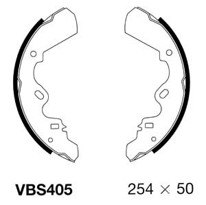 Brake Shoe Set (VBS405)