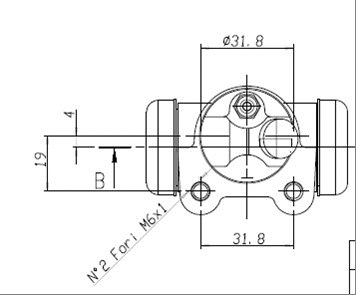 Wheel Brake Cylinder (VWC572)