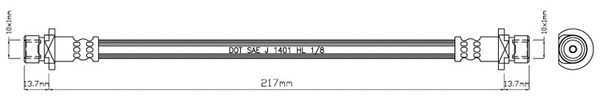 Brake Hose (VBH772)