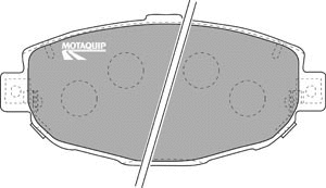 Brake Pad Set, disc brake (LVXL1062)