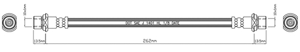 Brake Hose (VBJ609)