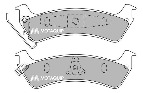 Brake Pad Set, disc brake (LVXL1380)