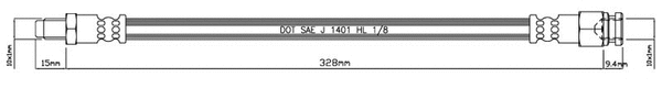Brake Hose (VBH657)