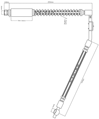 Brake Hose (VBH791)