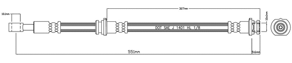 Brake Hose (VBH1019)