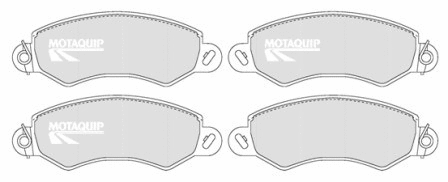 Brake Pad Set, disc brake (LVXL1305)