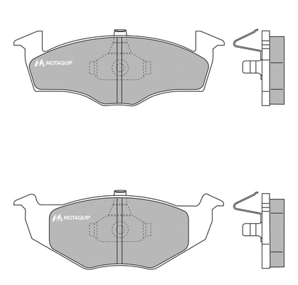 Brake Pad Set, disc brake (LVXL216)